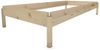 Stapelbett "Horst" 90 x 190 cm 34 cm Zirbe Holzbett Gästebett Massivholzbett Bild 3