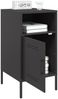 vidaXL Nachttisch Schwarz 36x39x68 cm Stahl 843066 Bild 5