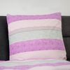 Traumschloss Renforcé Bettwäsche - Streifen pink grau 155x220 / 80x80 Bild 3