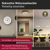LED Deckenleuchte Volea IP44 3000K 950lm / 0lm 230V 3,5W / 13W dimmbar Weiß, Silber Bild 2