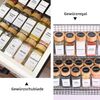 24er Set Gewürzgläser mit Bambusdeckel und Trichter - 120 ml - Spice Jars Bild 4