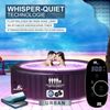 6 Personen LED Whirlpool aufblasbar MSPA AURORA Outdoor Garten Massage Pool 2022 Bild 3