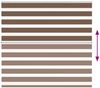 vidaXL Doppelrollo Braun 165x150 cm Stoffbreite 160,9 cm Polyester 4014352 Bild 5