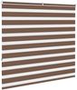 vidaXL Doppelrollo Braun 165x150 cm Stoffbreite 160,9 cm Polyester 4014352 Bild 4
