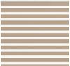 vidaXL Doppelrollo Sandbraun 155x150 cm Stoffbreite 150,9 cm Polyester 4014558 Bild 1