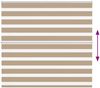 vidaXL Doppelrollo Sandbraun 155x150 cm Stoffbreite 150,9 cm Polyester 4014558 Bild 5
