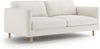Micadoni Sofa Eden 3-Sitzer Samt Beige Bild 2