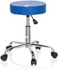 hjh OFFICE Arbeitsstuhl Arbeitshocker OPERATOR II Kunstleder Blau Bild 4