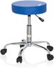 hjh OFFICE Arbeitsstuhl Arbeitshocker OPERATOR II Kunstleder Blau Bild 5