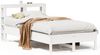 vidaXL Massivholzbett ohne Matratze Weiß 75x190 cm Kiefernholz 3306172 Bild 2