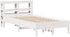 vidaXL Massivholzbett ohne Matratze Weiß 75x190 cm Kiefernholz 3306172 Bild 3