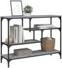 Konsolentisch, Beistelltisch, Konsole Grau Sonoma 100x30x75 cm Holzwerkstoff Bild 4