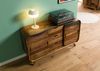 Sideboard Sheesham 134x40x75 dunkelbraun lackiert MAILAND #201 Bild 2