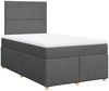vidaXL Boxspringbett mit Matratze Dunkelgrau 120x190 cm Stoff 3293513 Bild 3