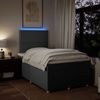 vidaXL Boxspringbett mit Matratze Dunkelgrau 120x190 cm Stoff 3293513 Bild 4