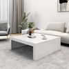 vidaXL Couchtisch Weiß 100x100x35 cm Holzwerkstoff 808567 Bild 3