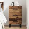 vidaXL Nachttisch mit Schubladen Altholz 40 x 40 x 66 cm Holzwerkstoff 882143 Bild 4