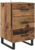vidaXL Nachttisch mit Schubladen Altholz 40 x 40 x 66 cm Holzwerkstoff 882143 Bild 2