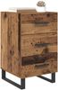 vidaXL Nachttisch mit Schubladen Altholz 40 x 40 x 66 cm Holzwerkstoff 882143 Bild 3