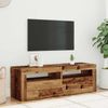 vidaXL TV-Schrank mit LED Altholz-Optik 120x35x40 cm Holzwerkstoff 856319 Bild 4