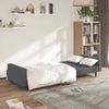 vidaXL Schlafsofa 2-Sitzer Dunkelgrau Samt 375938 Bild 3