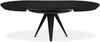 Micadoni 8-Sitzer Tisch Toni 120cm Holz Eiche Schwarz Furnier Bild 3