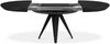 Micadoni 8-Sitzer Tisch Toni 120cm Holz Eiche Schwarz Furnier Bild 4
