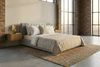 KAWOLA Bett CATTURA Polsterbett Velvet grau 200x200cm mit Lattenrost Bild 5