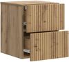 vidaXL Wandmontierter Nachttisch 2 pcs Artisan-Eiche 33 x 34,5 x 40 cm 898484 Bild 4