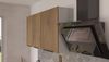 Küche CREMONA 220 + 120 cm Eiche hell Küchenzeile Küchenblock Singleküche Einbauküche Bild 4