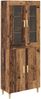 vidaXL Highboard Altholz 69,5 x 34 x 180 cm Engineered Wood und Glas 3415747 Bild 2