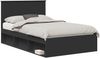 vidaXL Bettrahmen Schwarz 120 x 190 cm Massives Kiefernholz 3411038 Bild 2