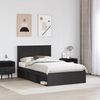 vidaXL Bettrahmen Schwarz 120 x 190 cm Massives Kiefernholz 3411038 Bild 3