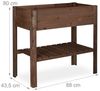 Hochbeet Holz dunkelbraun Bild 4