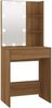 Schminktisch mit LED 60 x 40 x 140 cm Braun Bild 2