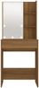 Schminktisch mit LED 60 x 40 x 140 cm Braun Bild 5
