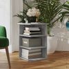 vidaXL Beistellregal Grau Sonoma 35x35x55 cm Holzwerkstoff 826367 Bild 2
