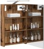 vidaXL Badezimmerspiegelschrank mit Regal Altholz 40 x 10,5 x 60,5 cm 889037 Bild 3