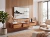 Lowboard Hängend Sheesham Massivholz 160x25x35 cm TV-Schrank Braun Bild 2