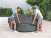 Bestway Abdeckung Grau Ø236 x 71 cm PVC und POM 42035737 Bild 4