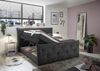 Boxspringbett >Villano< Liegefläche 180x200cm, in Anthrazit - 231x203x114 (LxBxH) Bild 3