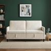 vidaXL Sofa mit Stauraum Creme 172 x 78 x 87 cm Polyester 42036969 Bild 3