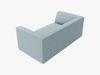 Micadoni Sofa Ruby 2-Sitzer Kord Scala Hellblau Bild 3