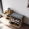 SONNI Schuhschrank Holzschuhschrank, staubdicht und faltbar Bild 2