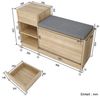 SONNI Schuhschrank Holzschuhschrank, staubdicht und faltbar Bild 4