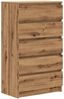 vidaXL Schubladenschrank Artisan-Eiche 60x36x103 cm Holzwerkstoff 855997 Bild 2