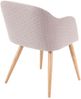 2er-Set Esszimmerstuhl Stoff/Textil in creme-beige Bild 3