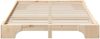 vidaXL Bettrahmen Braun 140 x 210 cm Massives Kiefernholz 872899 Bild 4