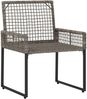vidaXL Gartenmöbel-Set mit Kissen 3 pcs Grau 42025175 Bild 5