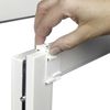Gardinia Easyfix Rollo Uni, Reinweiß, 210x90 cm Bild 2